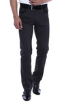 Pantaloni da uomo in cotone grigio scuro - Wessi