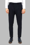 Pantaloni da uomo blu navy semplici - Wessi