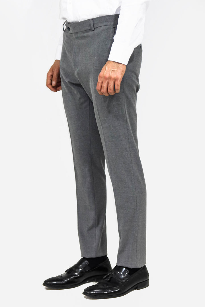 Pantalon habillé gris uni pour homme - Wessi
