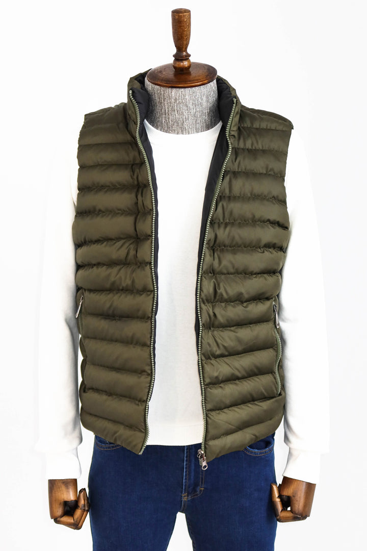 Doudoune Réversible Puffer Vert Homme - Wessi