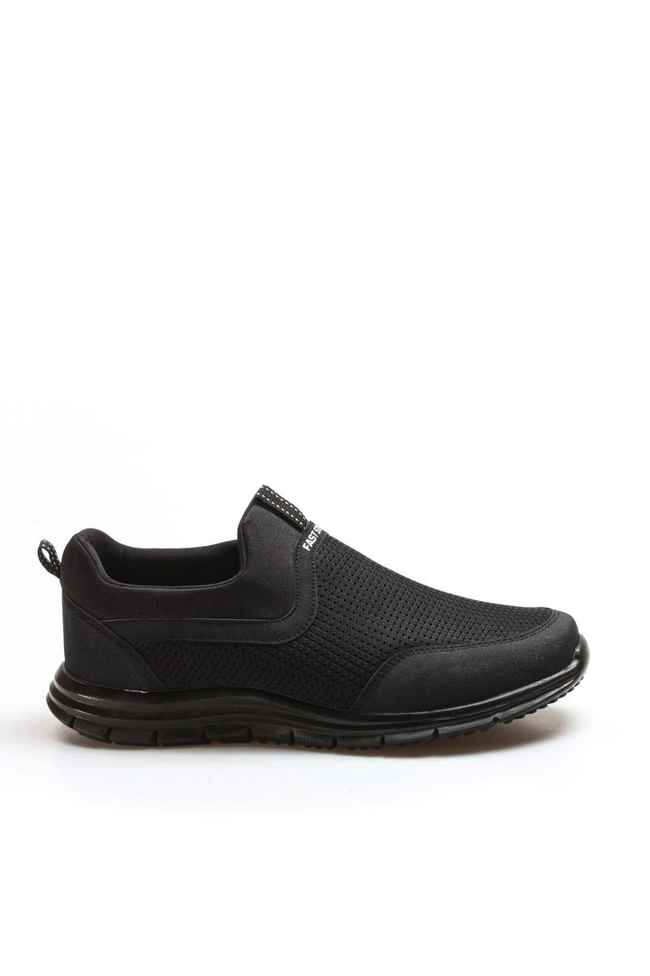 Scarpe da ginnastica casual da uomo nere traspiranti - Wessi