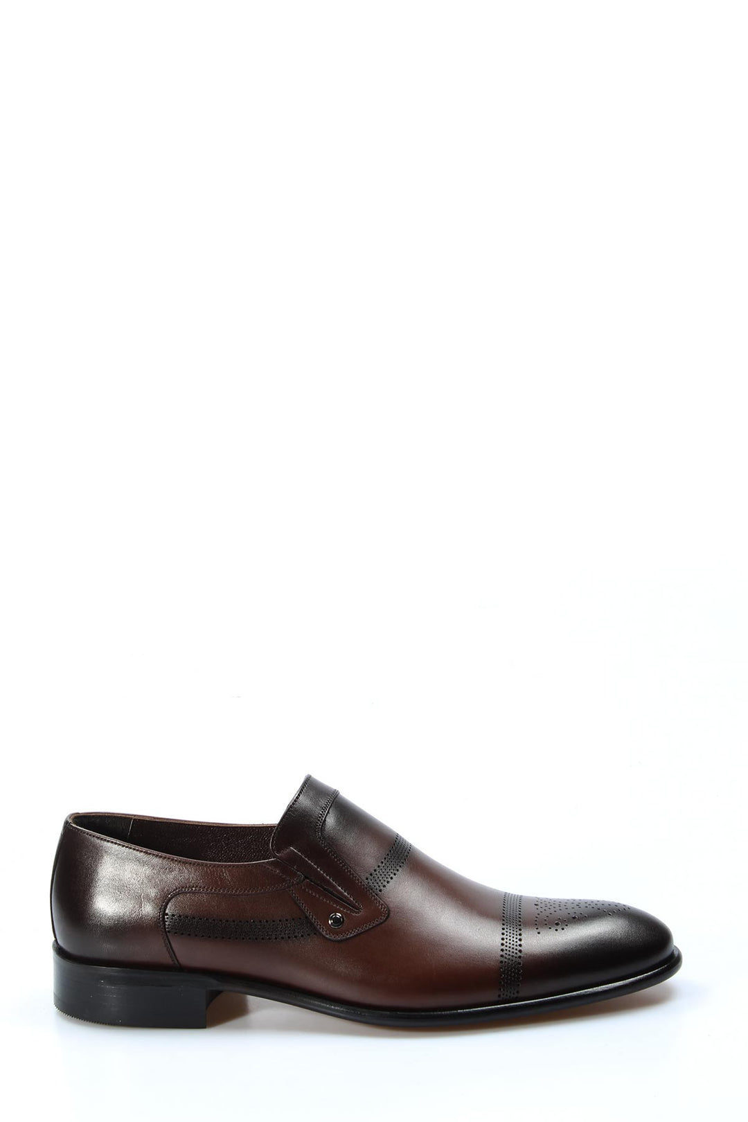 Mocasines Hombre Piel Marrón con Diseño Perforado - Wessi