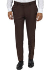 Pantaloni da uomo marroni semplici - Wessi