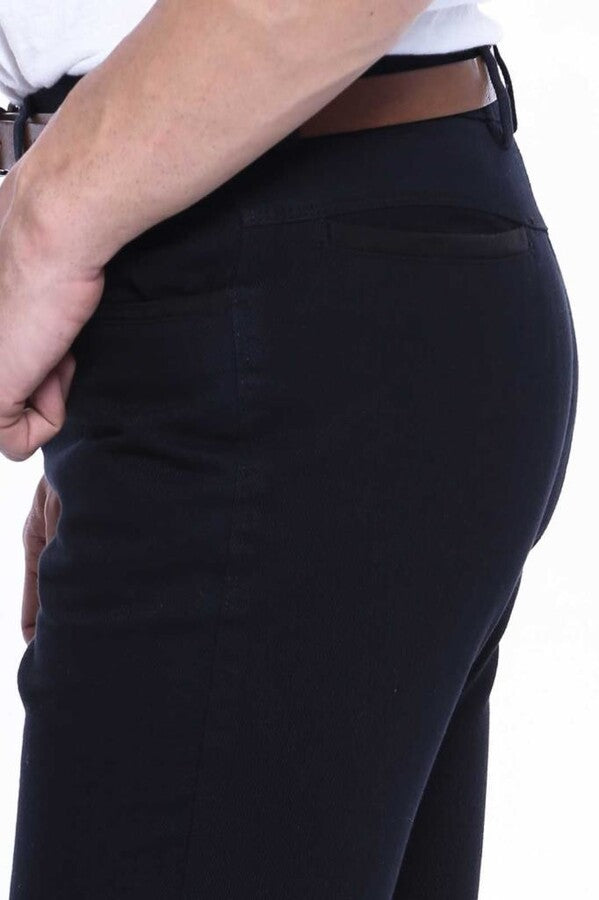 Jean en daim noir pour homme - Wessi